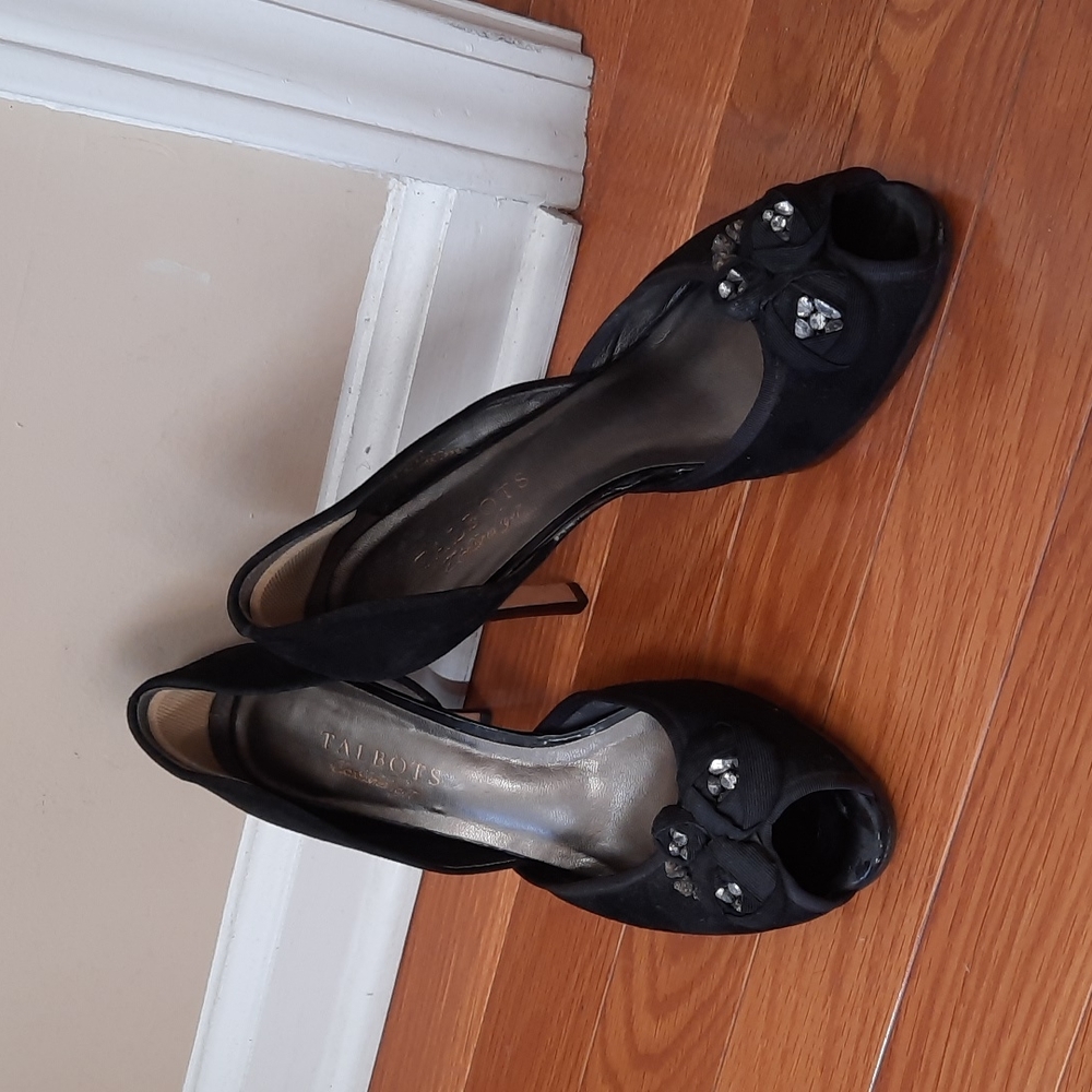 Black heels from Talbots, size 7.5